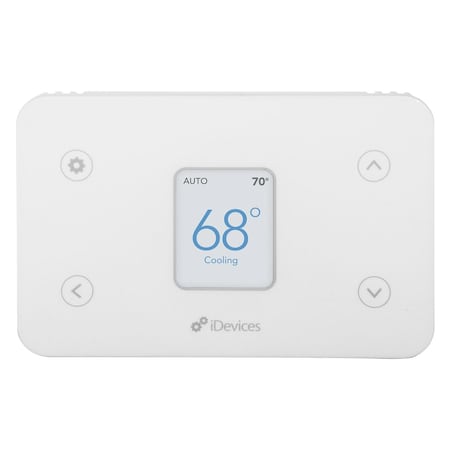 Bryant Wi-Fi Enabled Smart Thermostat, 24VAC, C-Wire Required, Wht IDEV0005AND5